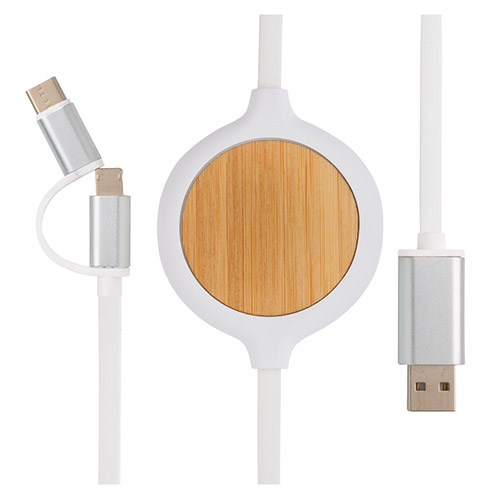 3-in-1 cable with 5W wireless charger